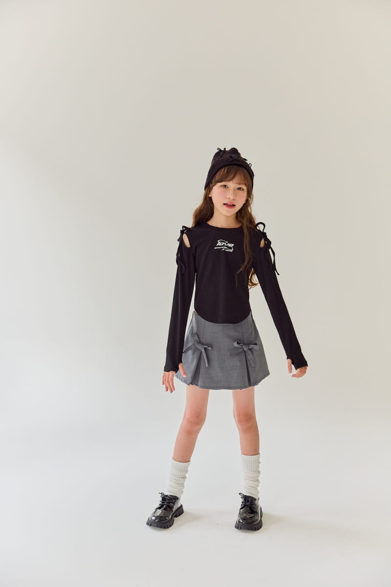 Rilla - Korean Children Fashion - #toddlerclothing - Love Knot Tee - 7