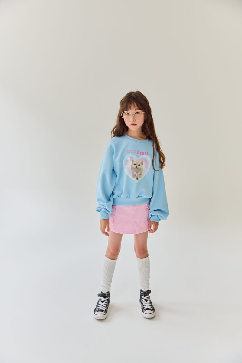 Rilla - Korean Children Fashion - #toddlerclothing - Sweet Cat Tee - 5