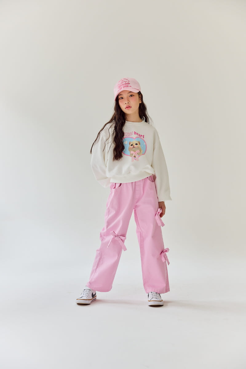 Rilla - Korean Children Fashion - #toddlerclothing - Three Ribbon Pants - 3