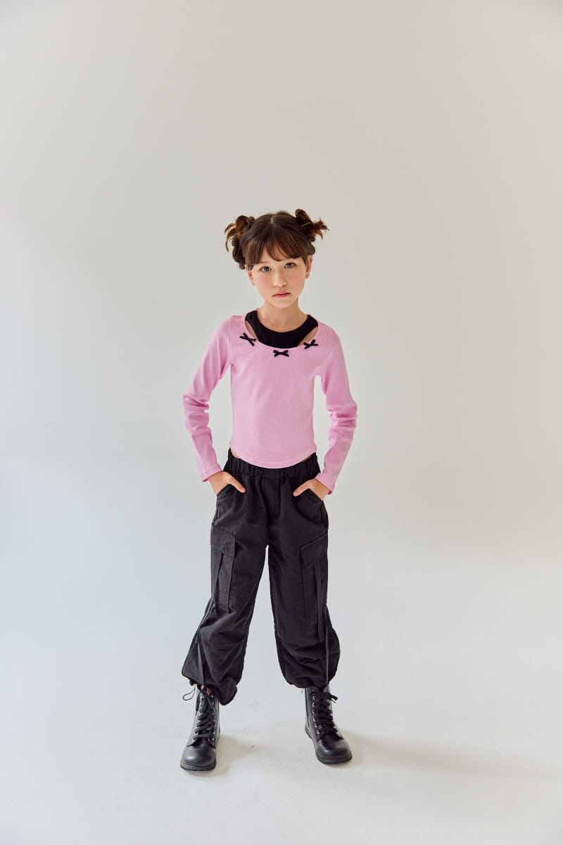Rilla - Korean Children Fashion - #toddlerclothing - Rustling Cargo Pants