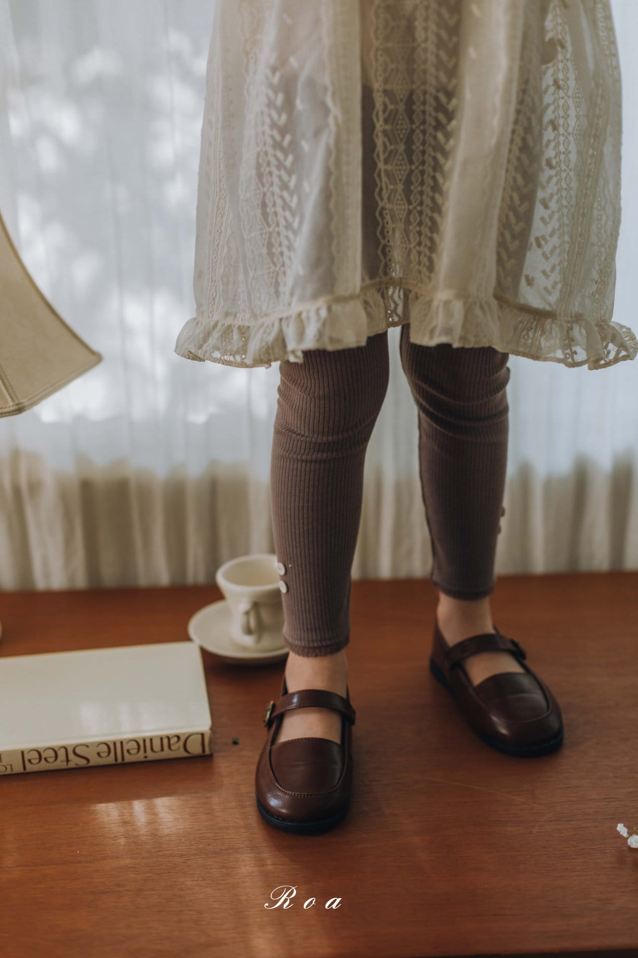Roa - Korean Children Fashion - #Kfashion4kids - Hi Button Leggings - 5
