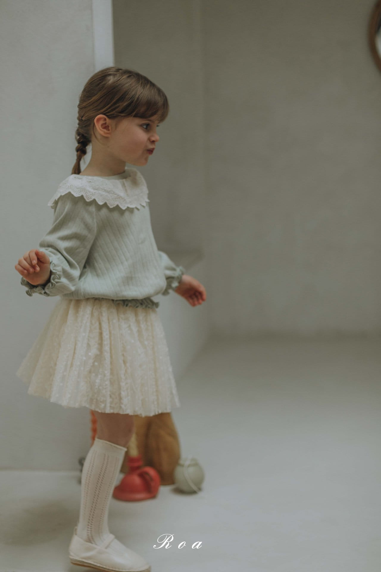 Roa - Korean Children Fashion - #childofig - Yen Terry Frill Tee - 4