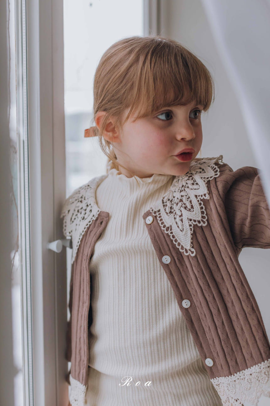Roa - Korean Children Fashion - #childrensboutique - Pol Collar Cardigan