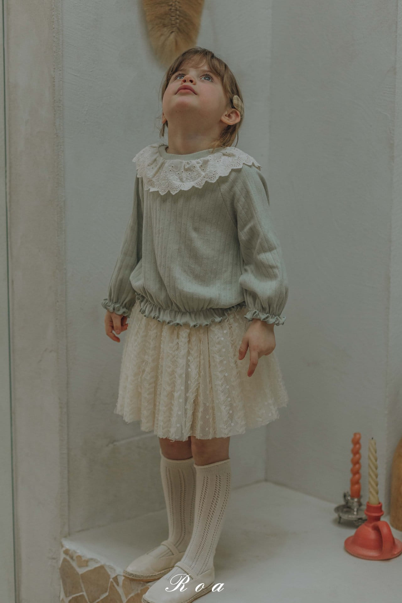 Roa - Korean Children Fashion - #discoveringself - Yen Terry Frill Tee - 6
