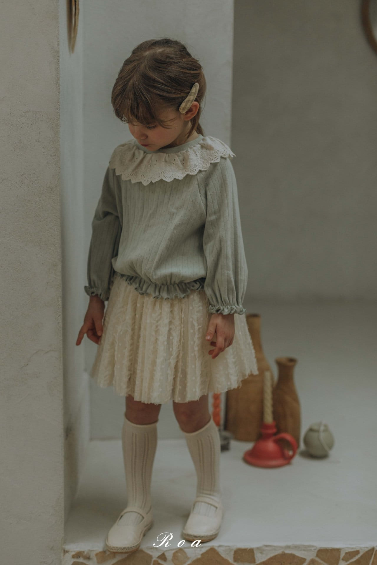 Roa - Korean Children Fashion - #kidsstore - Yen Terry Frill Tee - 9