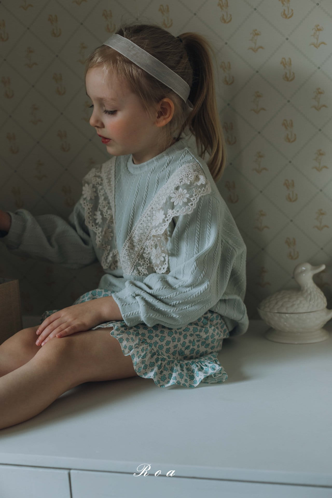 Roa - Korean Children Fashion - #toddlerclothing - Daisy Sweatshirt - 4