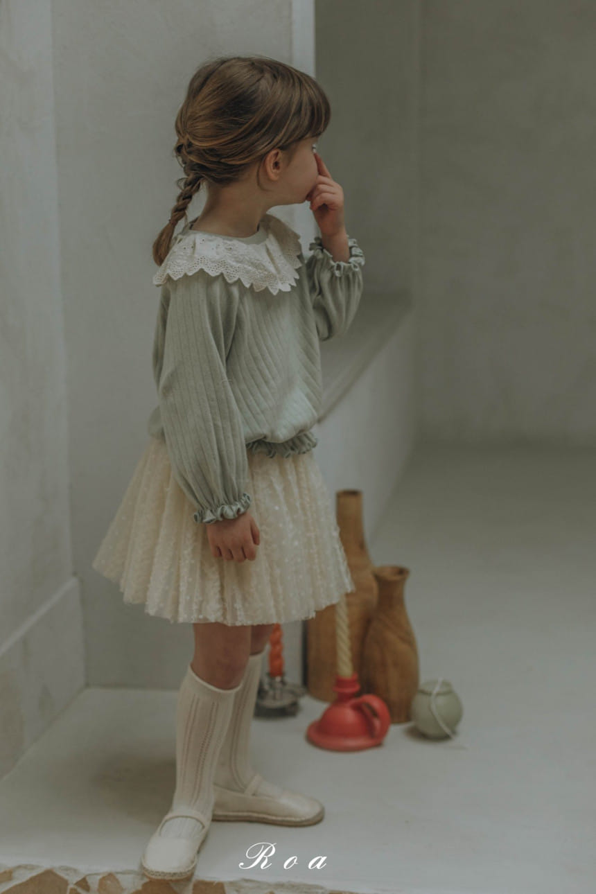 Roa - Korean Children Fashion - #toddlerclothing - Yen Terry Frill Tee