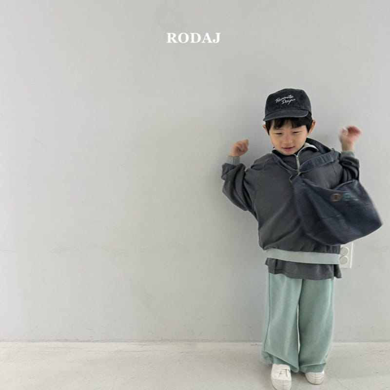 Roda J - Korean Children Fashion - #designkidswear - Qus Half Zip Up