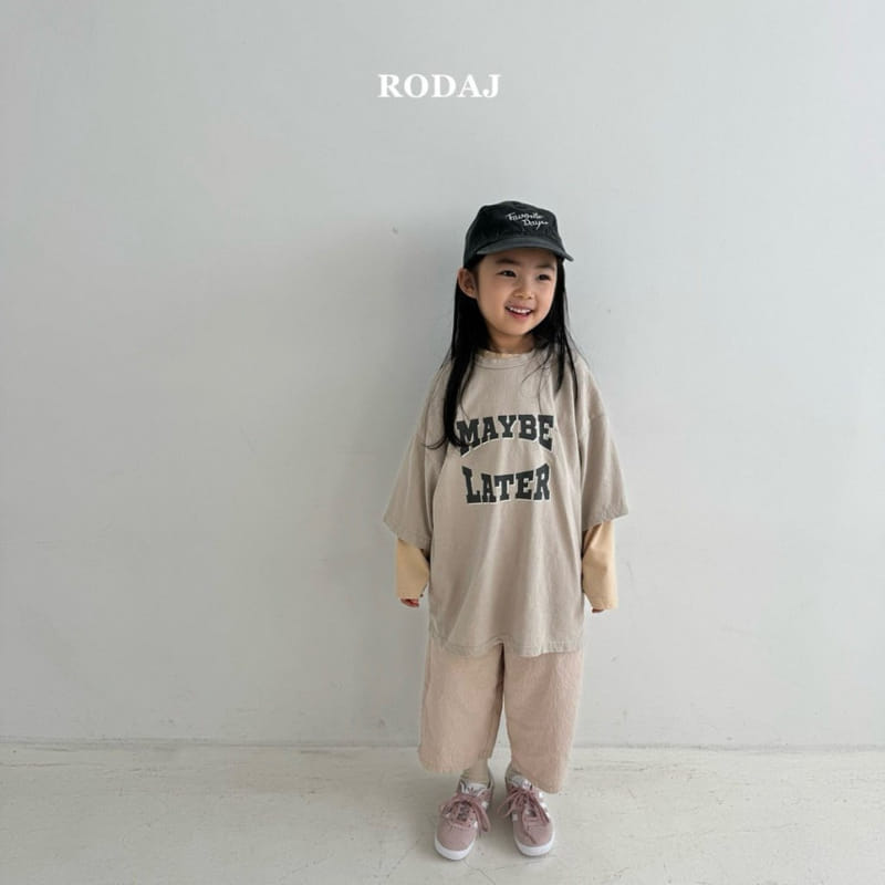 Roda J - Korean Children Fashion - #littlefashionista - Maybe Tee - 3