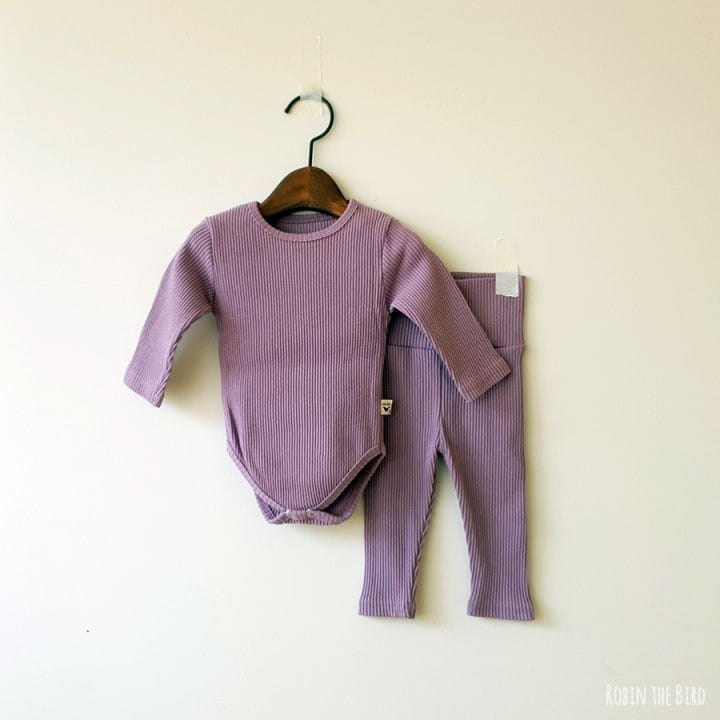 Saerobin - Korean Baby Fashion - #babyfever - Rib Body Suit  - 11