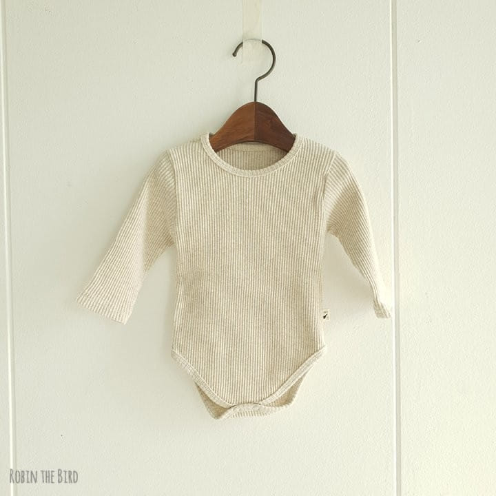 Saerobin - Korean Baby Fashion - #babyoutfit - Rib Body Suit 
