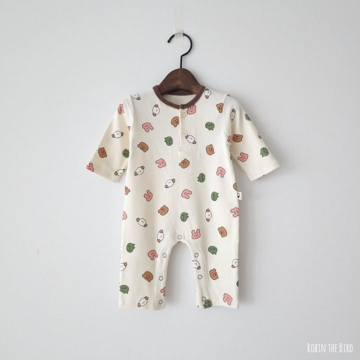 Saerobin - Korean Baby Fashion - #babywear - Ainimal Friend Jumpsuit