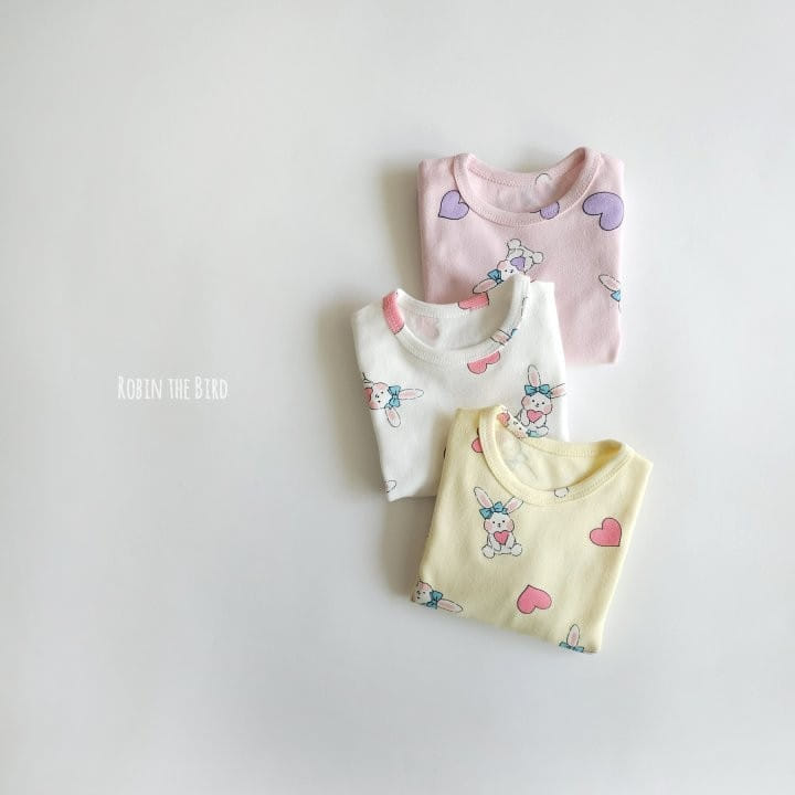 Saerobin - Korean Children Fashion - #Kfashion4kids - Heart Rabbit Easywear - 7