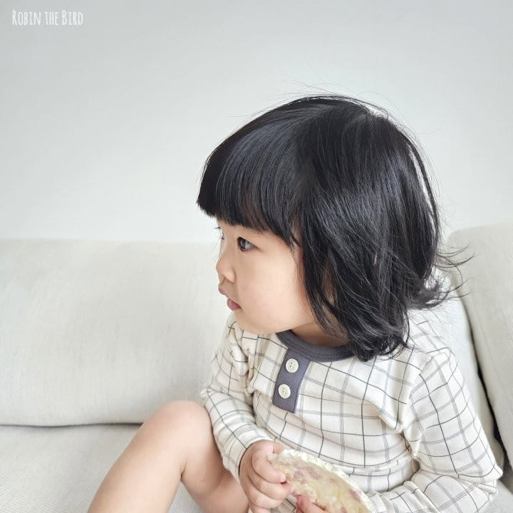 Saerobin - Korean Children Fashion - #stylishchildhood - Button Check Easywear - 4