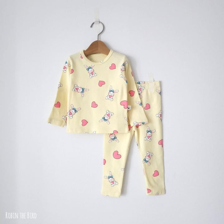 Saerobin - Korean Children Fashion - #designkidswear - Heart Rabbit Easywear