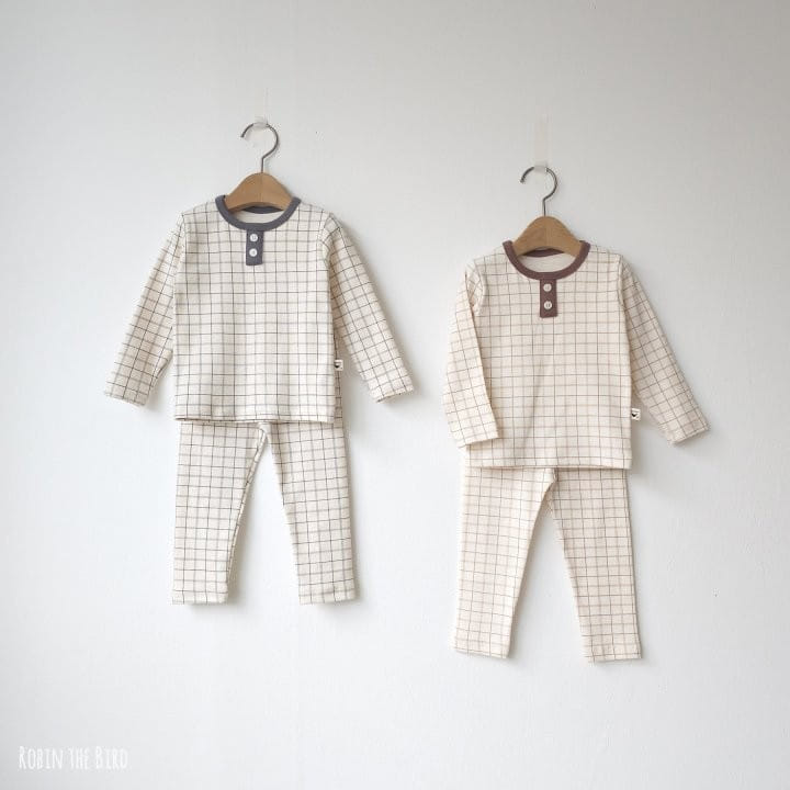 Saerobin - Korean Children Fashion - #fashionkids - Button Check Easywear - 8