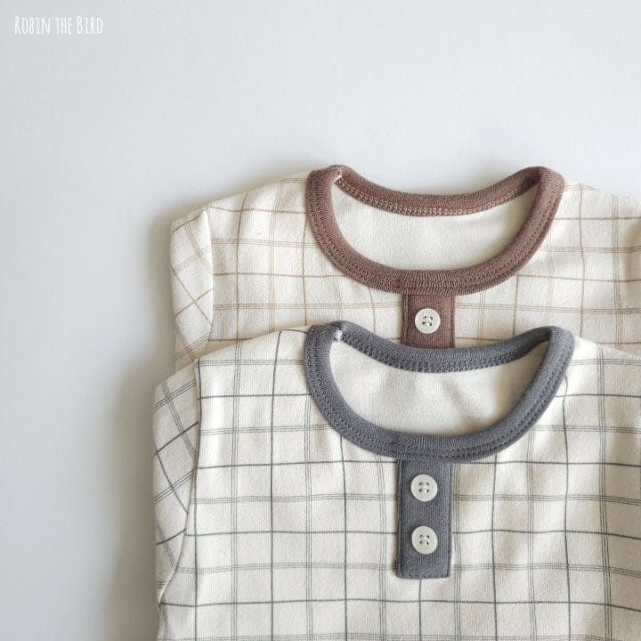 Saerobin - Korean Children Fashion - #kidsstore - Button Check Easywear - 10