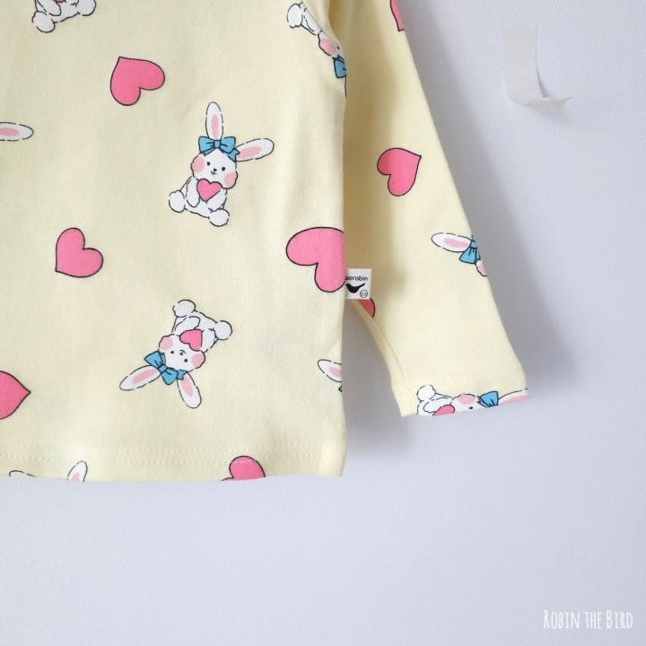 Saerobin - Korean Children Fashion - #kidsstore - Heart Rabbit Easywear - 5