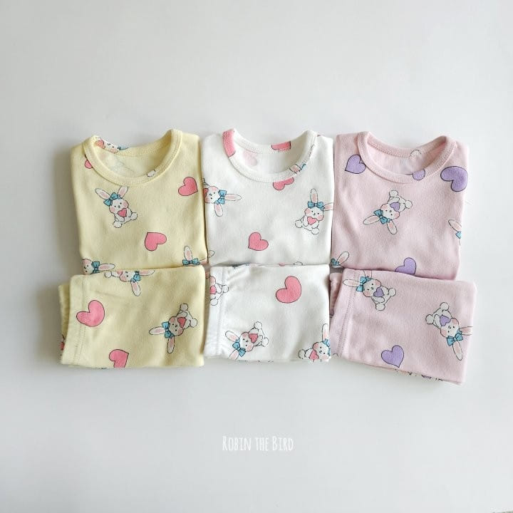 Saerobin - Korean Children Fashion - #kidzfashiontrend - Heart Rabbit Easywear - 6