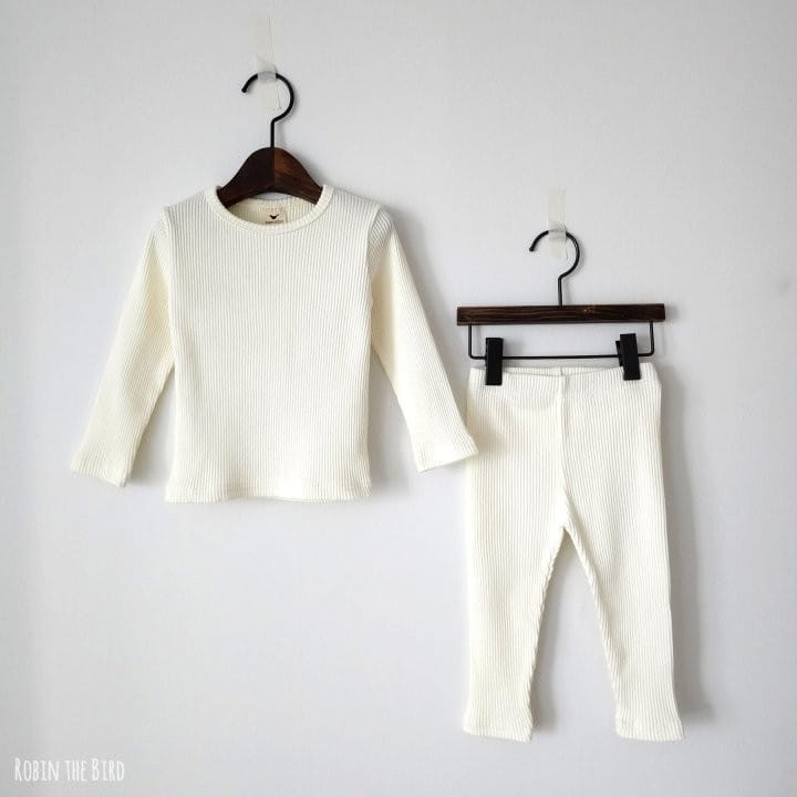 Saerobin - Korean Children Fashion - #todddlerfashion - Rib Easywear - 2
