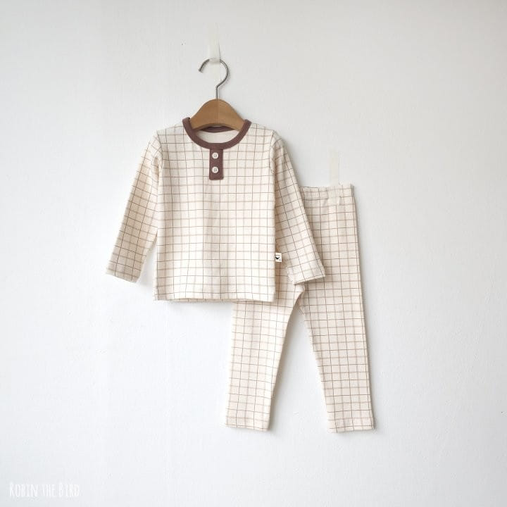 Saerobin - Korean Children Fashion - #toddlerclothing - Button Check Easywear - 2