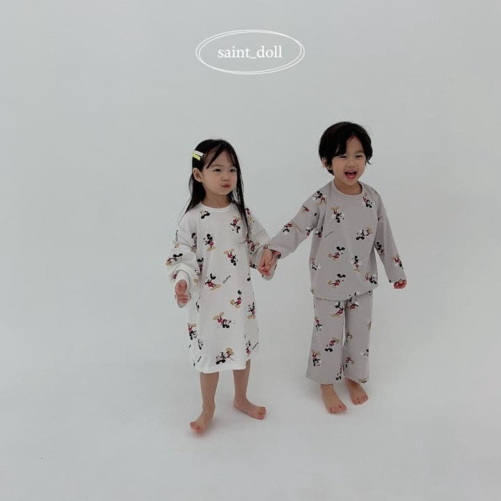 Saint Doll - Korean Children Fashion - #Kfashion4kids - M Pajama Top Bottom Set - 10