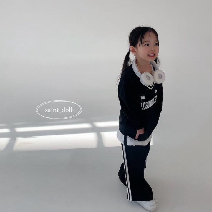 Saint Doll - Korean Children Fashion - #childofig - Pin Line Wide Pants - 7