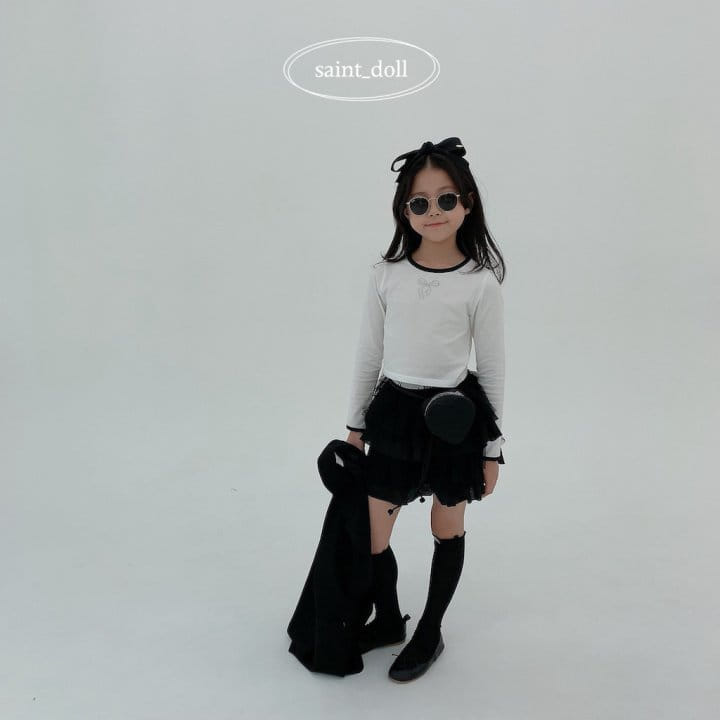 Saint Doll - Korean Children Fashion - #prettylittlegirls - Ribbon Cubic Tee - 4
