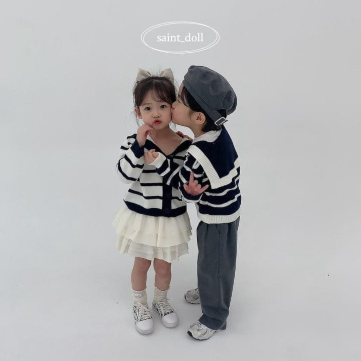 Saint Doll - Korean Children Fashion - #childrensboutique - Sailor Knit Cardigan - 5