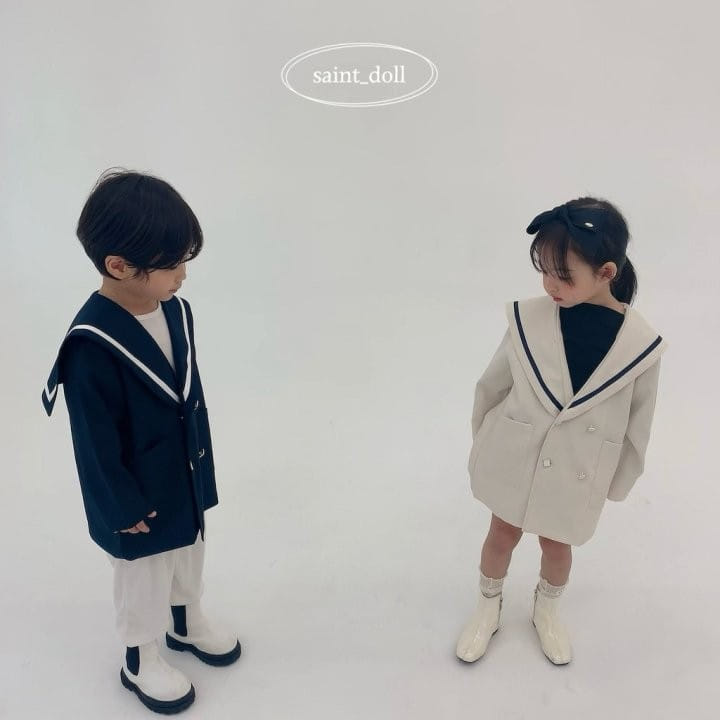 Saint Doll - Korean Children Fashion - #childrensboutique - Sera Shawl Collar Jacket - 8
