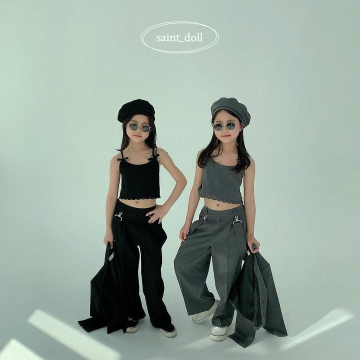 Saint Doll - Korean Children Fashion - #designkidswear - Lace Sleeveless Blouse - 9