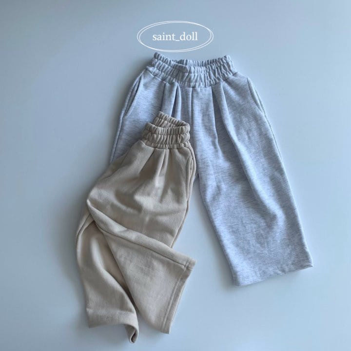 Saint Doll - Korean Children Fashion - #designkidswear - Two Tuck Wide Pants With Mom