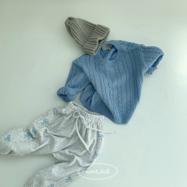 Saint Doll - Korean Children Fashion - #designkidswear - Round Knit - 7