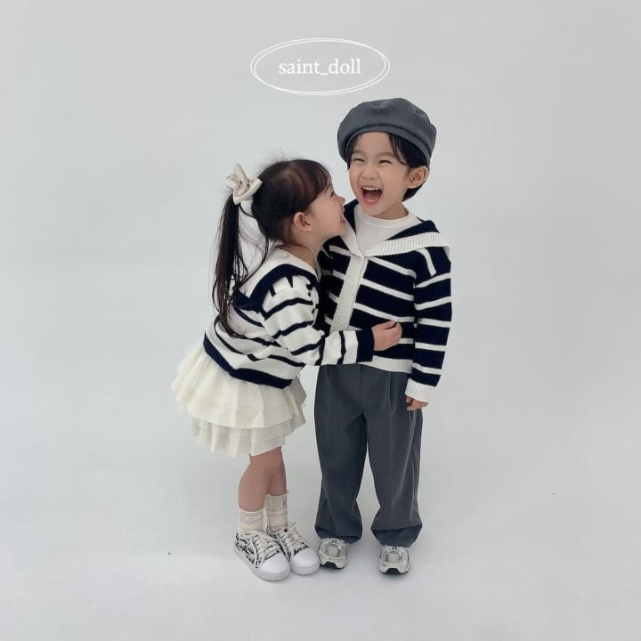Saint Doll - Korean Children Fashion - #designkidswear - Sailor Knit Cardigan - 6
