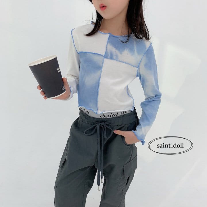 Saint Doll - Korean Children Fashion - #designkidswear - Water Paint Crop Tee - 8