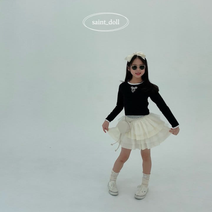 Saint Doll - Korean Children Fashion - #designkidswear - Ribbon Cubic Tee - 7