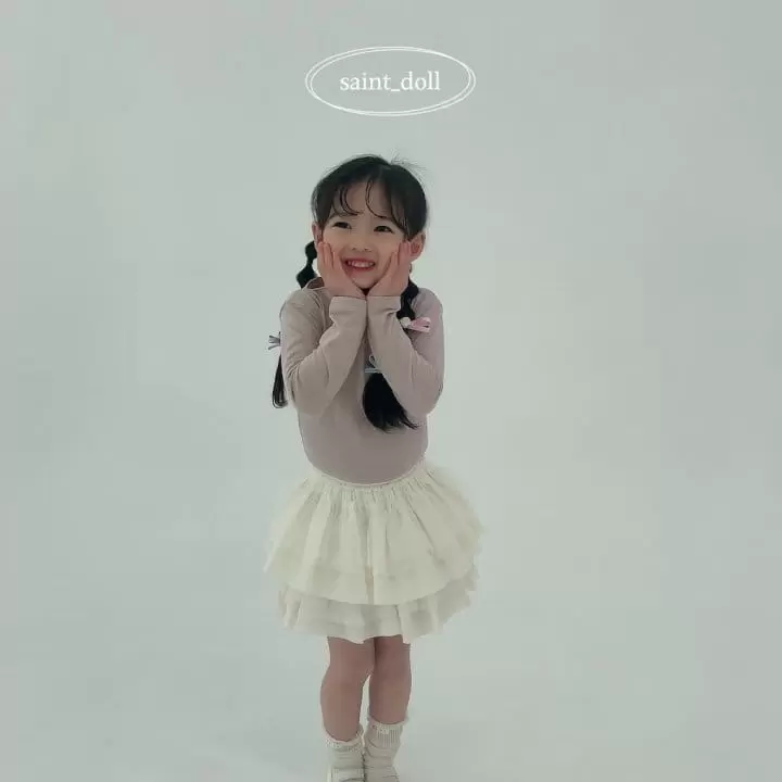 Saint Doll - Korean Children Fashion - #designkidswear - Spring Boat Neck Tee With Mom - 2