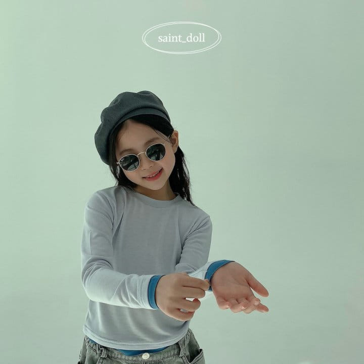 Saint Doll - Korean Children Fashion - #designkidswear - Color Slim Tee