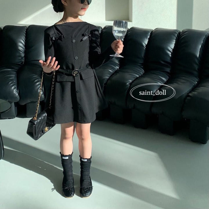 Saint Doll - Korean Children Fashion - #discoveringself - Button Sleeveless One-Piece With Mom - 11