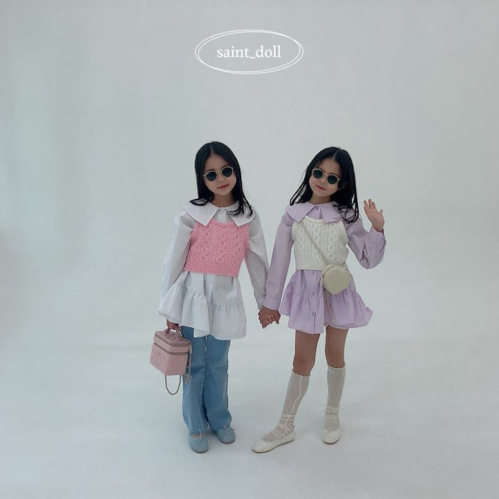 Saint Doll - Korean Children Fashion - #discoveringself - Ribbon Crop Knit - 10