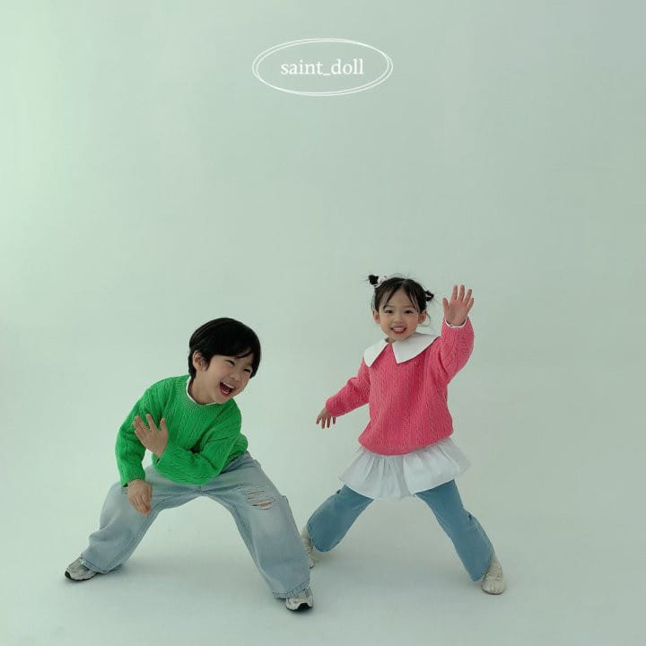Saint Doll - Korean Children Fashion - #discoveringself - Round Knit - 8