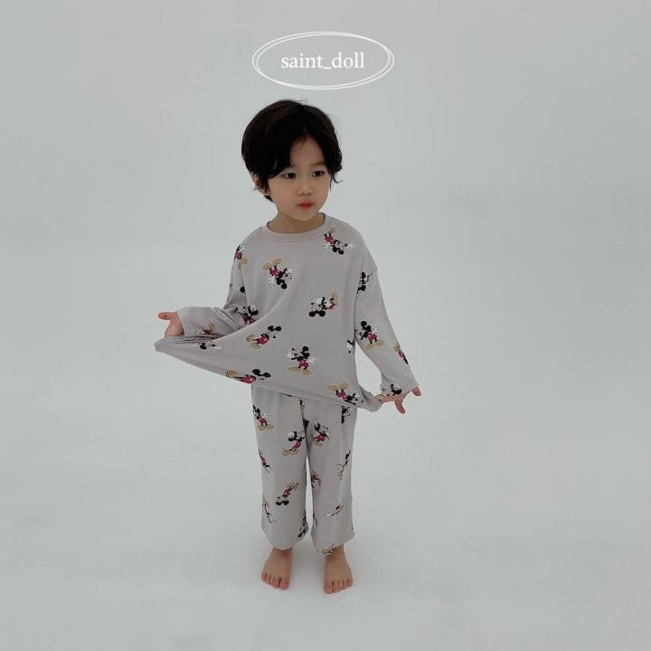Saint Doll - Korean Children Fashion - #fashionkids - M Pajama Top Bottom Set - 6