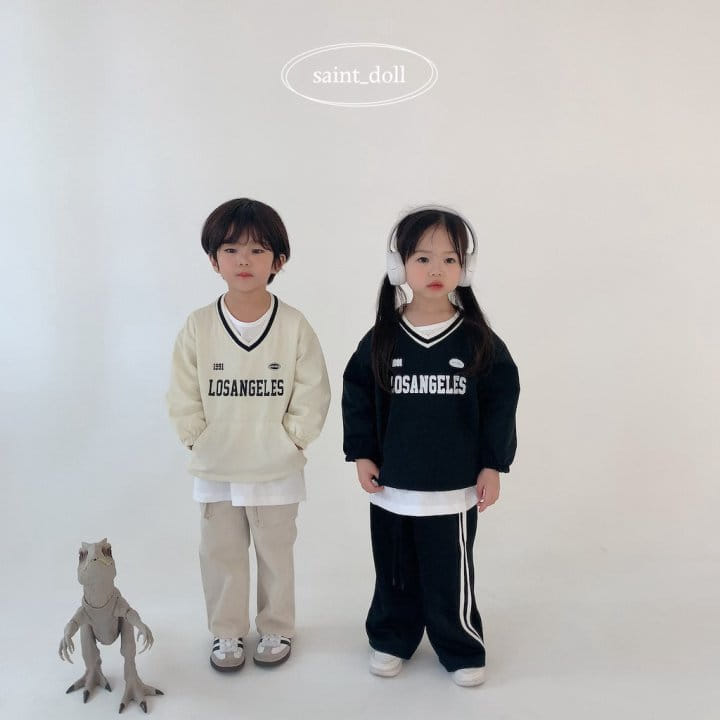 Saint Doll - Korean Children Fashion - #fashionkids - Uniform Sweatshiet 