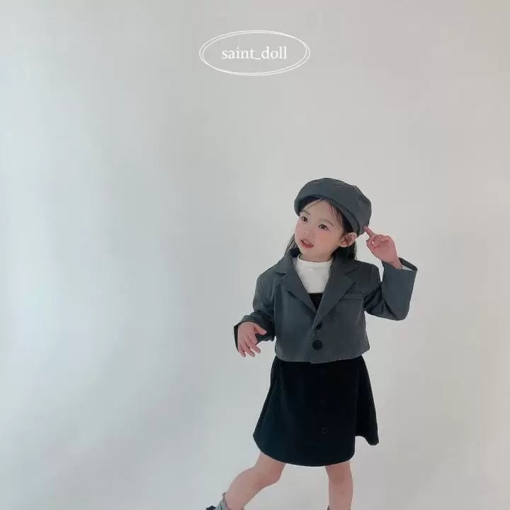 Saint Doll - Korean Children Fashion - #discoveringself - Saint Crop Jacket - 4