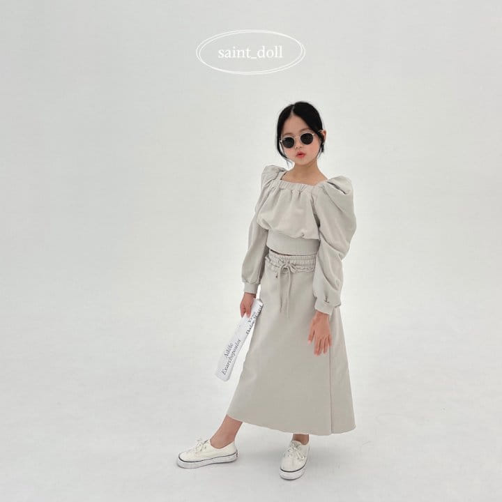 Saint Doll - Korean Children Fashion - #fashionkids - Square Neck Sweatshirt With Mom - 3