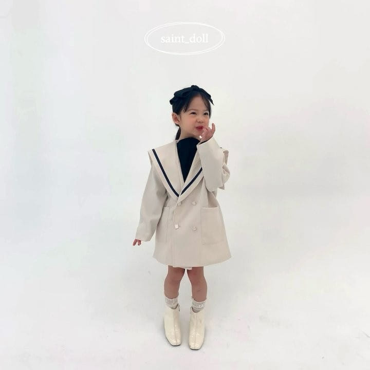 Saint Doll - Korean Children Fashion - #fashionkids - Sera Shawl Collar Jacket - 11