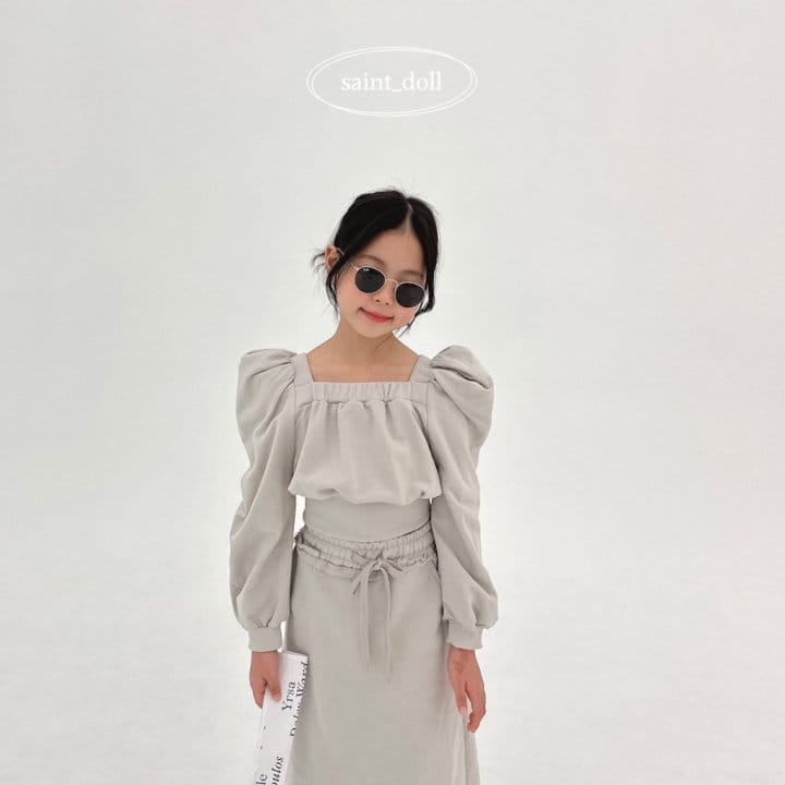 Saint Doll - Korean Children Fashion - #fashionkids - Square Neck Sweatshirt With Mom - 4