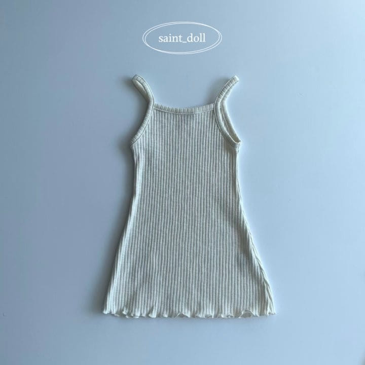 Saint Doll - Korean Children Fashion - #kidsshorts - Mimi Rib One-Piece - 2