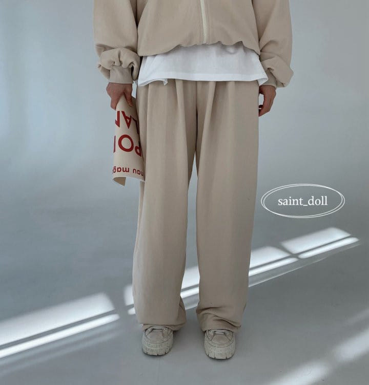 Saint Doll - Korean Children Fashion - #kidsstore - Two Tuck Wide Pants With Mom - 5