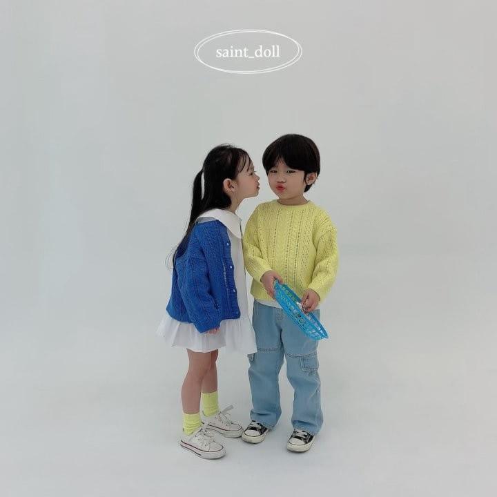 Saint Doll - Korean Children Fashion - #kidsstore - Vivid Knit Cardigan - 9